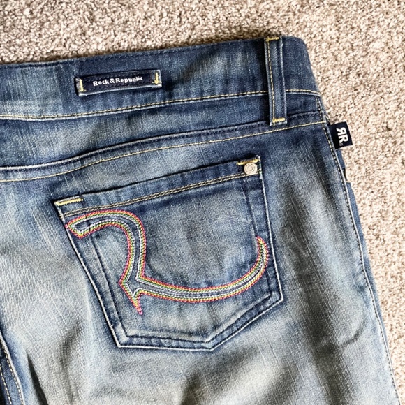 Rock & Republic Rainbow Roth Jeans Size 34 - Picture 3 of 6